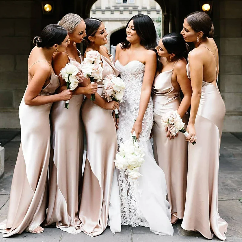 open back bridesmaid dresses