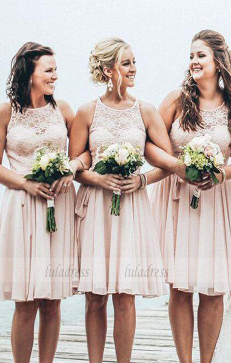 Simple short outlet bridesmaid dresses