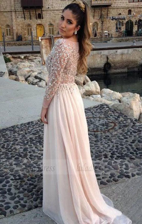 White Bateau Long Prom Dresses