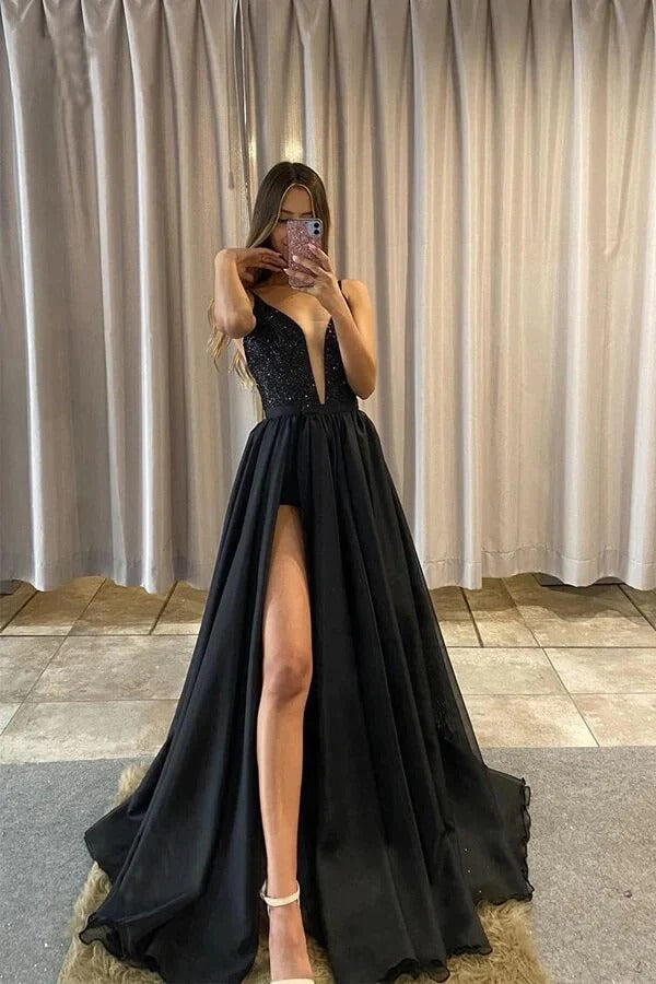 Black dress with detachable skirt best sale