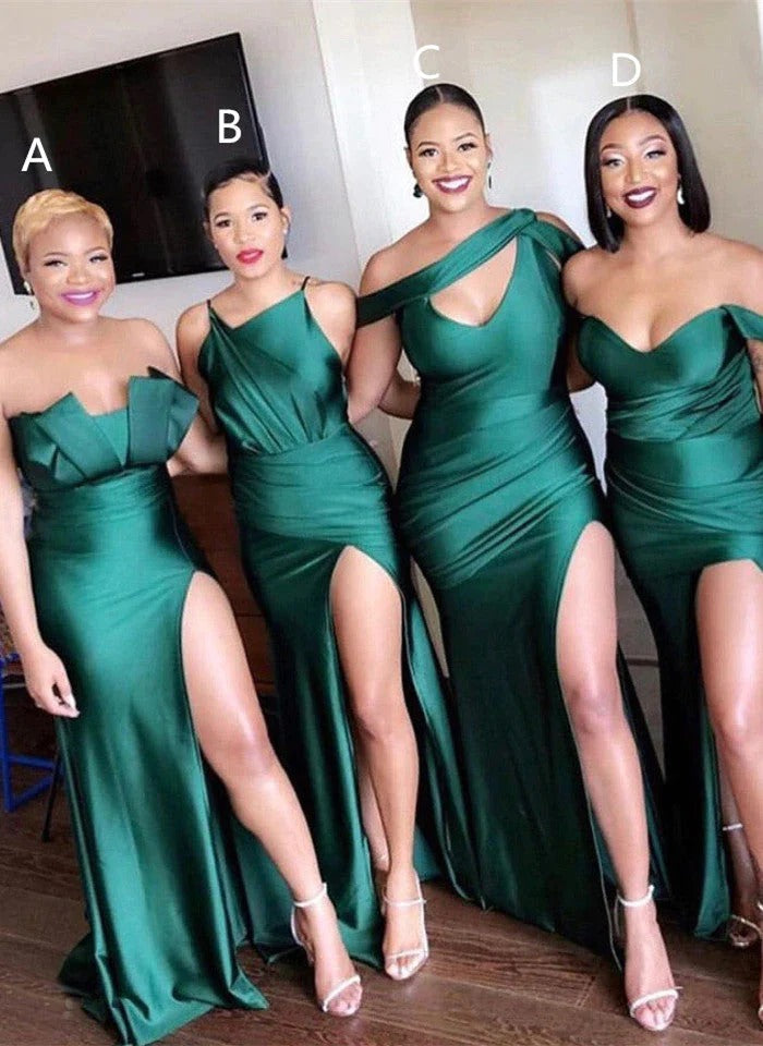 Emerald green bridesmaid dresses cheap online