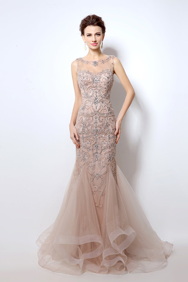 Champagne Mermaid Gown