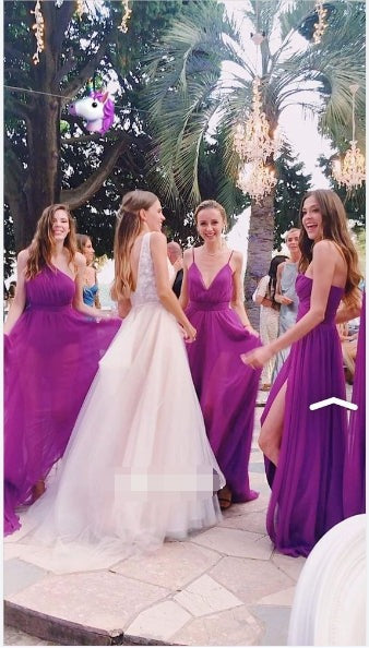 Sexy Mermaid Purple Bridesmaid Dresses Dresses