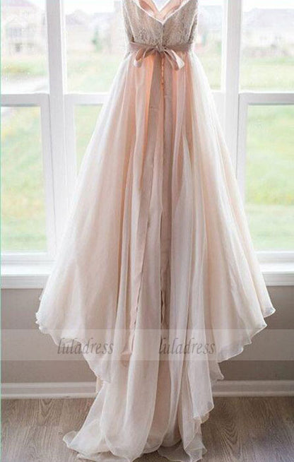 Wedding Dresses,Blush Pink Wedding Gown,Princess Wedding Dresses Wedding Dress with Lace brides dress