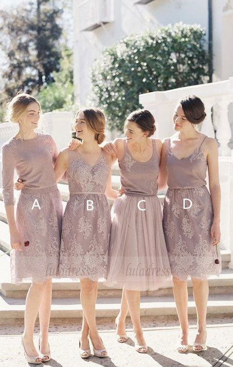 Short Bridesmaid Dress, Charming Bridesmaid Dress