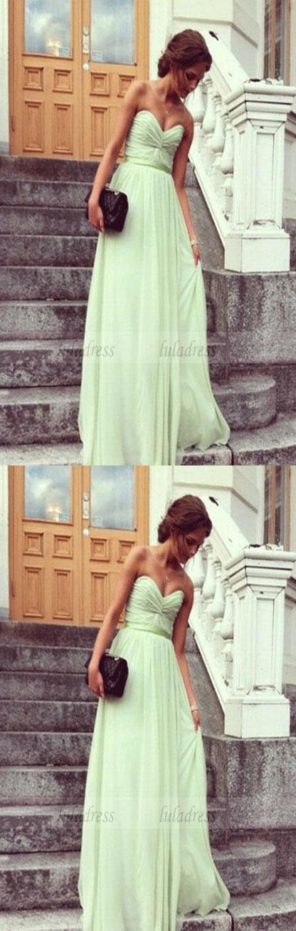 Sweetheart Prom Dress,A-Line Prom Dress,Chiffon Prom Dress,Long Prom Dress