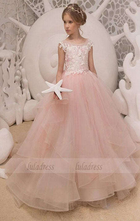 Flower Girl Dress Birthday Wedding Party Holiday Bridesmaid Flower Girl Dress