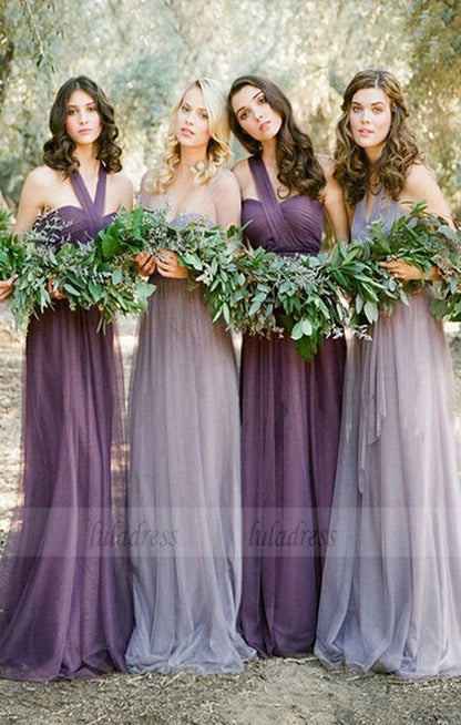 Long Bridesmaid Dress,Mismatched Bridesmaid Dress,Elegant Bridesmaid Dress