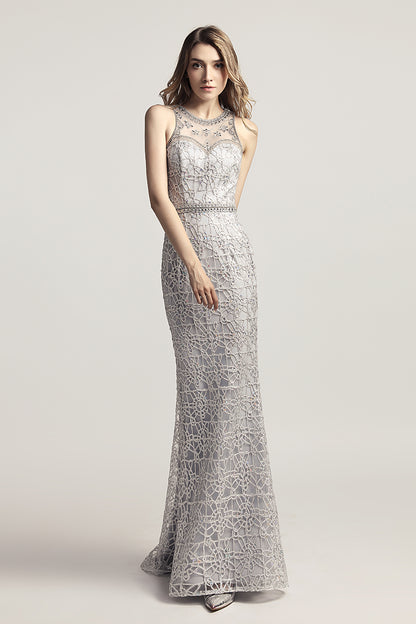 Formal Lace Long Elegant Evening Prom Dress