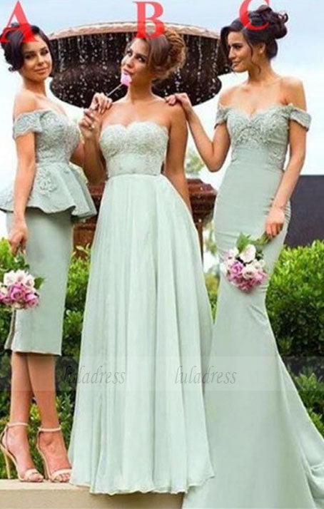 Sweetheart Bridesmaid Dress,Different Style Bridesmaids Dresses