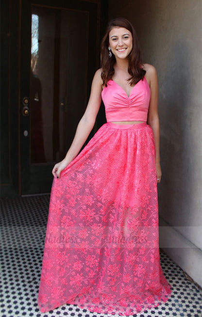 prom dresses,long prom dresses ,Lace A line prom dresses