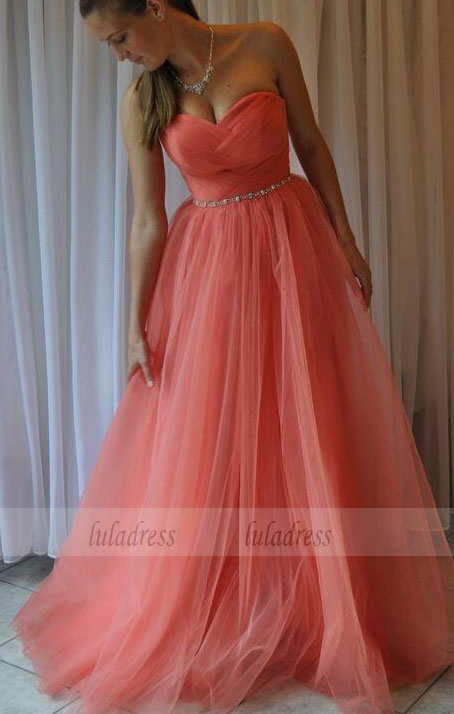 Beading Evening Gown,Modest Evening Dress,Prom Dresses,Elegant Evening Dresses