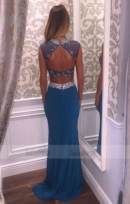 Beading Prom Dress,2 Pieces Prom Gowns,Elegant Evening Dress,BD99385