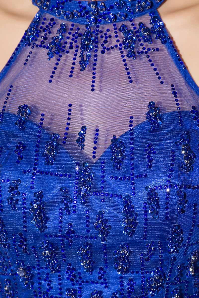 Royal Blue Short A-line Prom Dress Chic Homecoming Dress