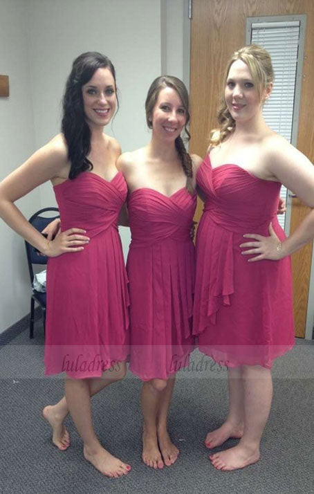 New Arrival Bridesmaid Dress,Short Bridesmaid Dress,Sweetheart Bridesmaid Dress