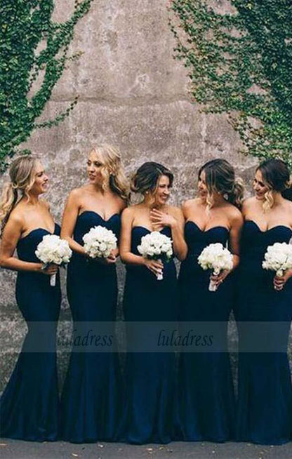 Strapless Mermaid Bridesmaid Dress, Bridesmaid Dress,BD98960