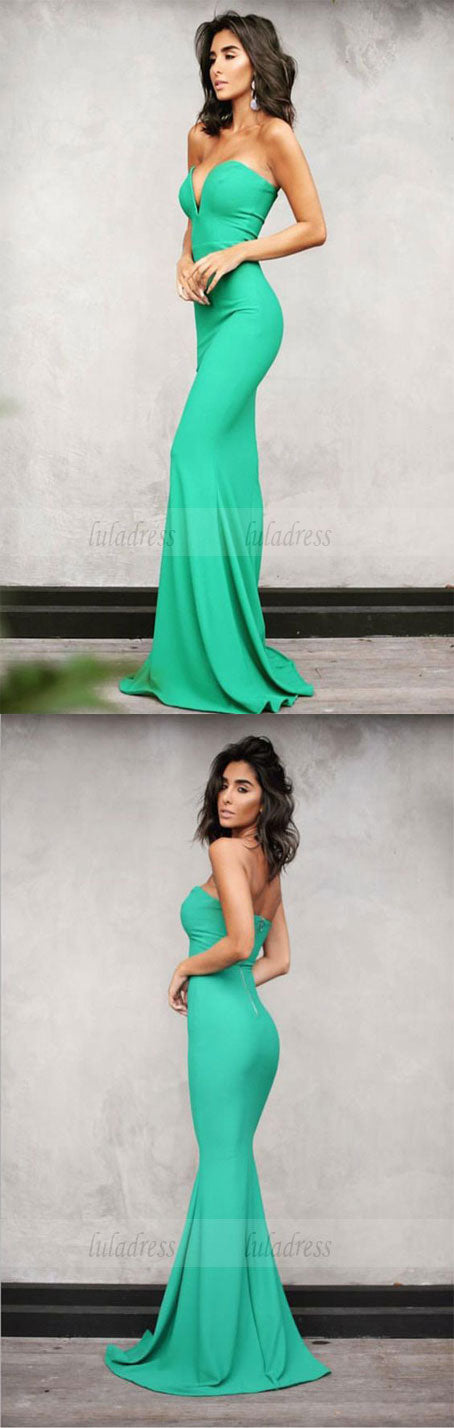 green sweetheart mermaid prom dresses sexy long evening gowns