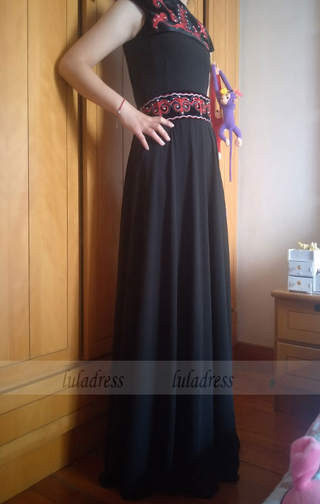 Long  Prom Dress,Black Evening Formal Dress,Women Dress