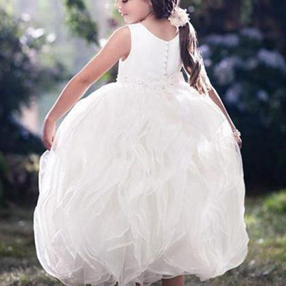 Puffy Vintage Flower Girl Dresses for Wedding,BD99757