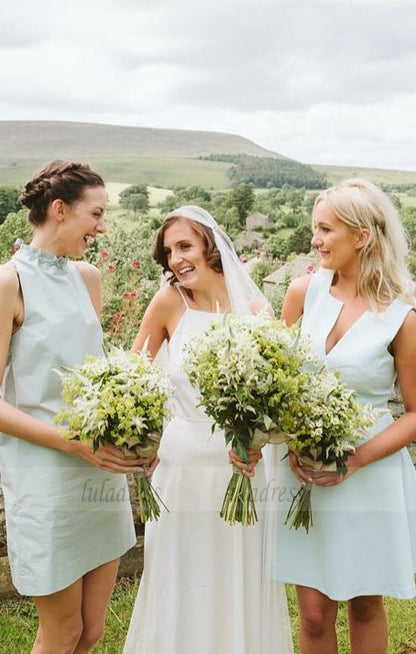 Short Bridesmaid Dresses, Fashion Bridesmaid Dresses Country, Bridesmaid Dresses for wedding,BD99595