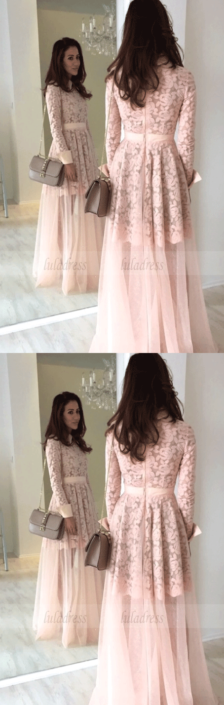 Long Sleeve Prom Dress,Sheath Prom Dress,Fashion Prom Dress,BD99972