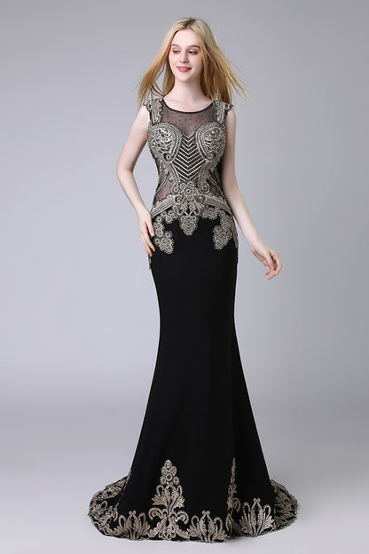 Black Formal Evening Dress Charming Party Dress