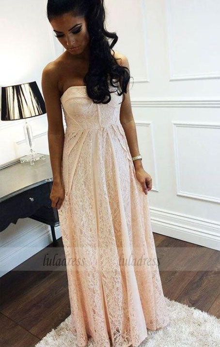 Elegant Evening Dress,Modest Evening Gowns,Simple Party Gowns,Lace Prom Dresses