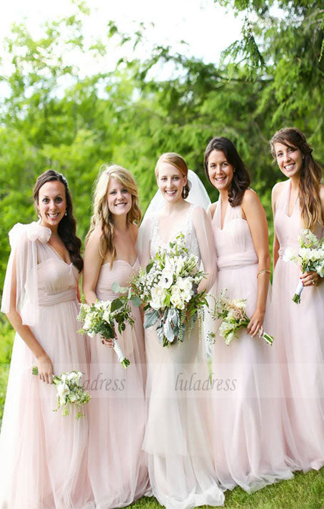 Elegant Chiffon Long Bridesmaid Dress