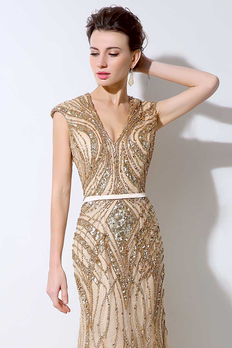 Beaded formal dress best sale