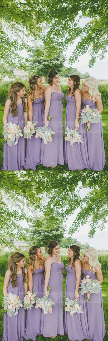 Long Bridesmaid Dresses,Sweetheart Wedding Party Dress For Bridesmaids