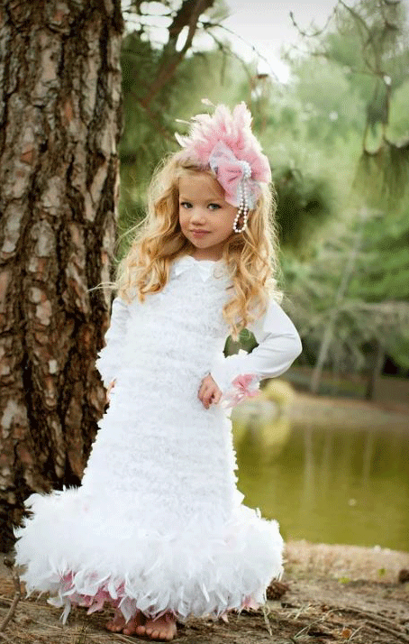 White Flower Girl Dresses,Cute Flower Girl Dress, Flower Girl Dresses