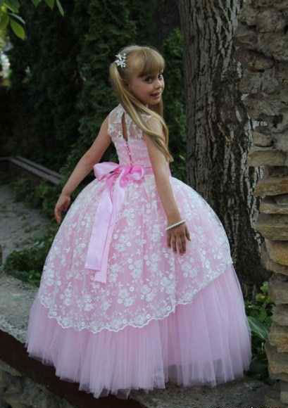 Flower Girl Dress For Wedding Party Dresses Girl First Communion Dresses,BD98941