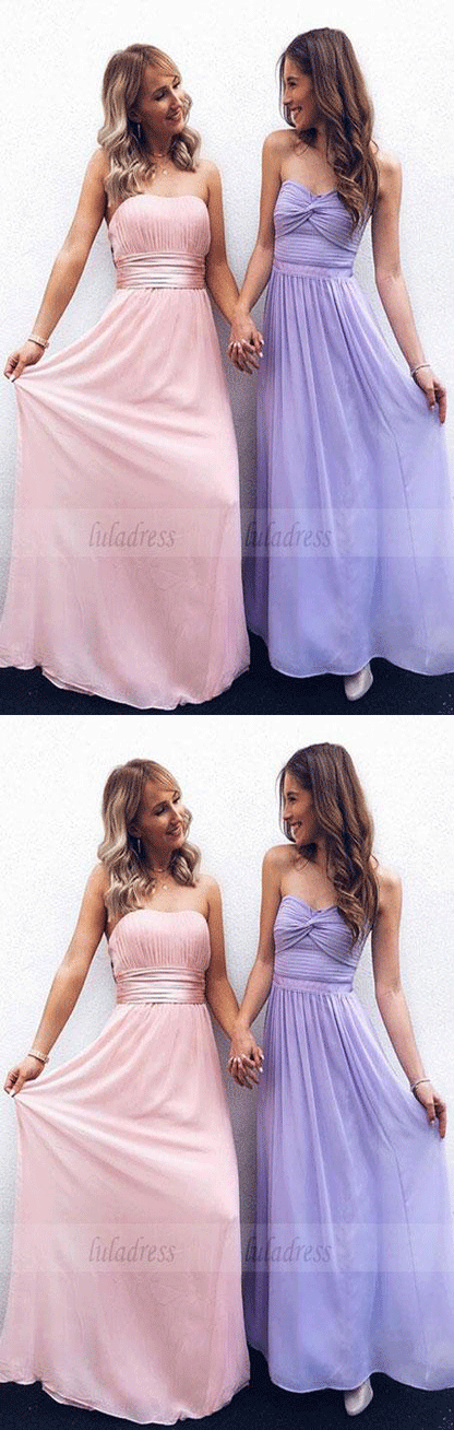 Cute A Line Chiffon Long Prom Dress,Homecoming Dress,BD98071