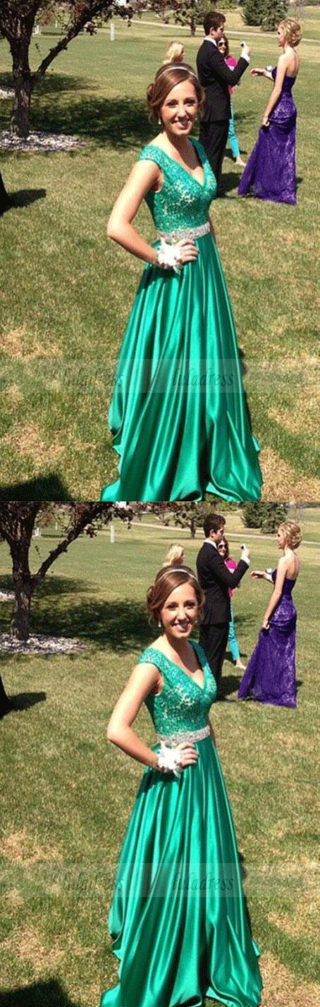 Sexy Prom Dress,Hunter Green Prom Dresses,Formal Gown,Lace Evening Gowns