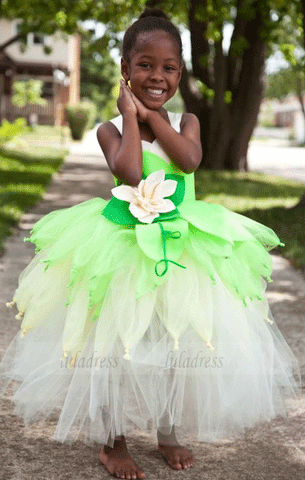 Flower Girl Dress, Pastel Rainbow Tutu Dress, BW97559 – luladress