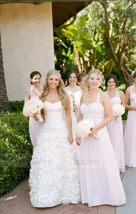 Sweetheart Long Bridesmaid Dress