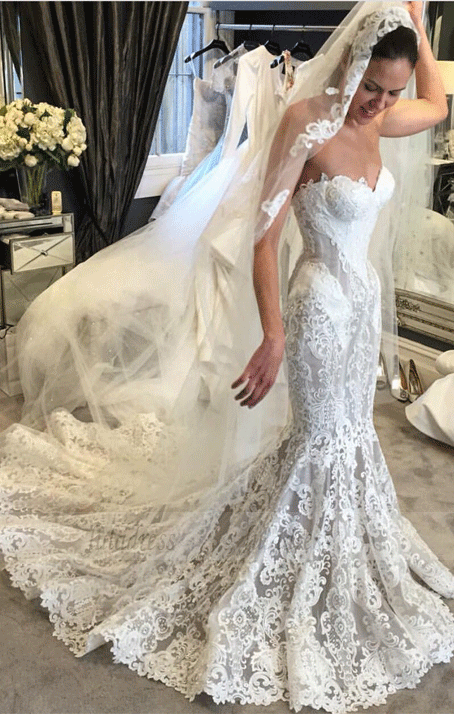 Elegant Lace Mermaid Wedding Dresses